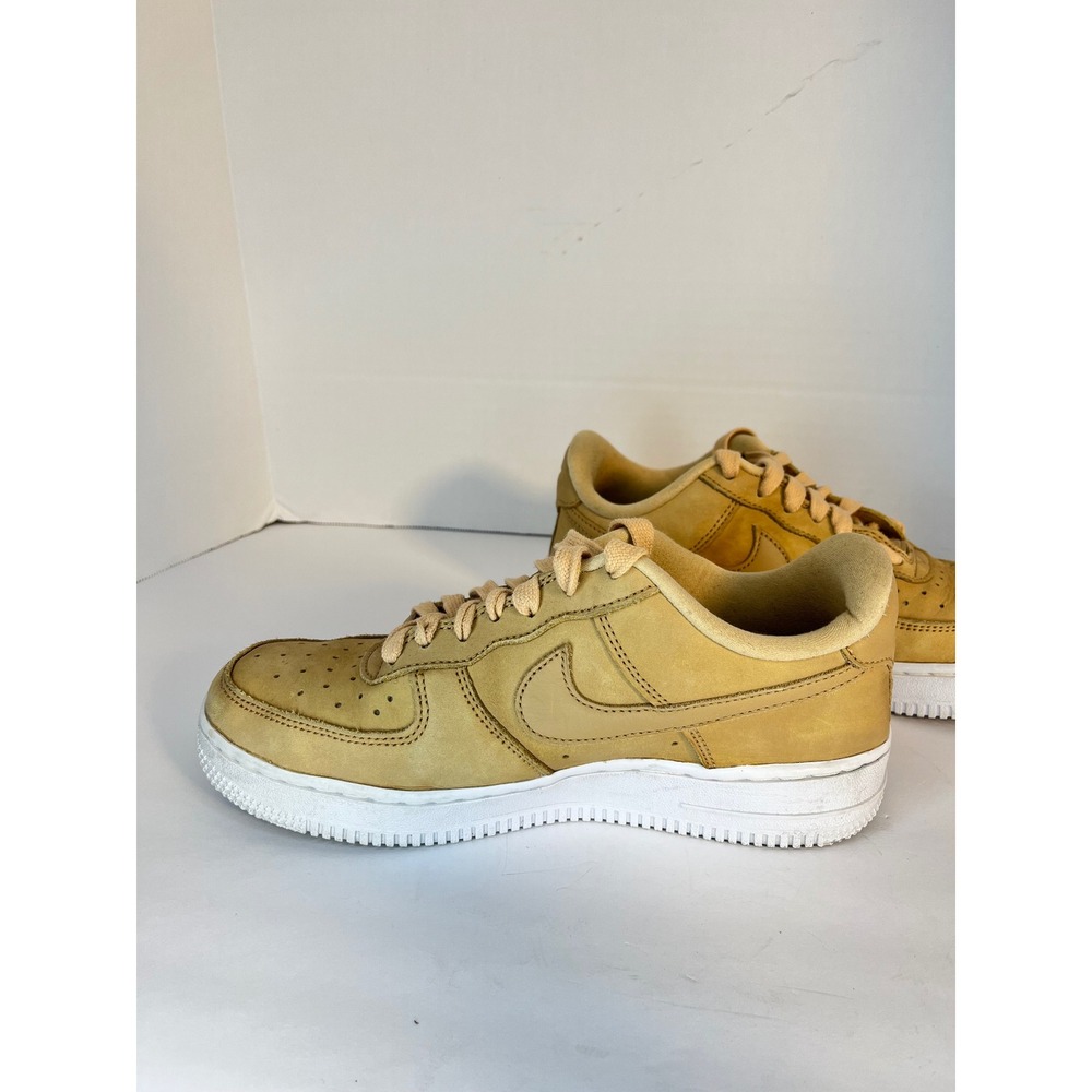 Nike Air Force 1 '07 LV8 Wheat Flax Tan Nubuck Low Sneakers Women's 7 DR9503-201 - Picture 15 of 16